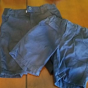 Navy blue uniform shorts